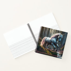 Unicorn Symbolism Hardcover Notebook