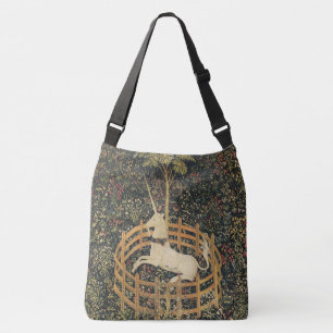 Unicorn Tapestries Captivity Medieval Tapestry Crossbody Bag