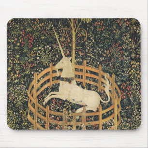 Unicorn Tapestries Captivity Medieval Tapestry Mouse Pad