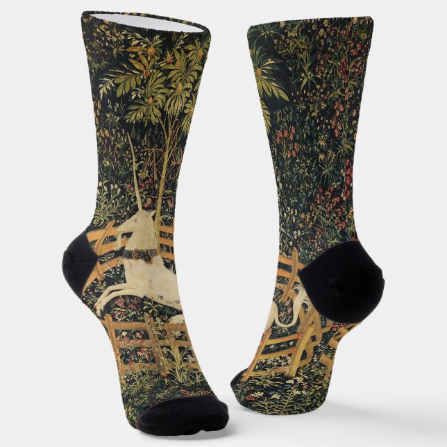 Unicorn Tapestries Classic Tapestry  Socks (Angled)
