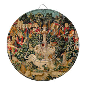 Unicorn Tapestries Found Legend Mythical Dartboard