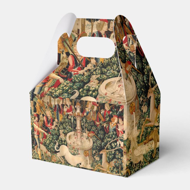 Unicorn Tapestries Found Legend Mythical Favor Box (Front Side)