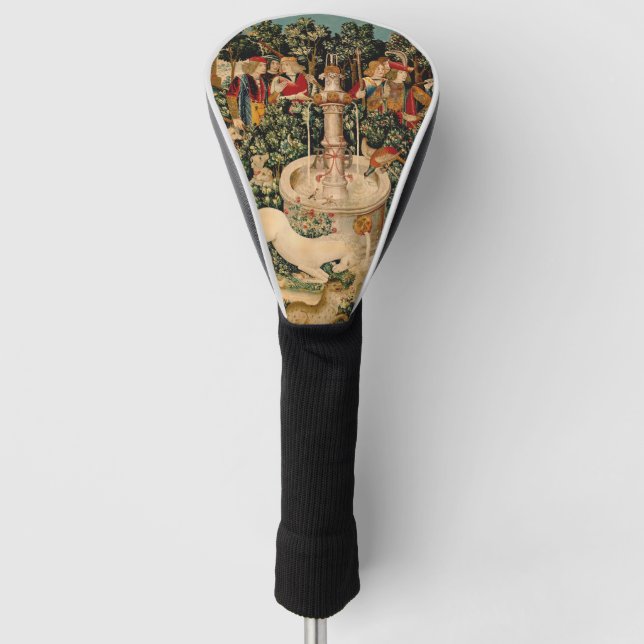 Unicorn Tapestries Found Legend Mythical Golf Head Cover (Front)
