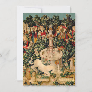 Unicorn Tapestries Found Legend Mythical Invitation