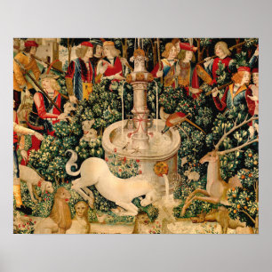Unicorn Tapestries Found Legend Mythical Poster