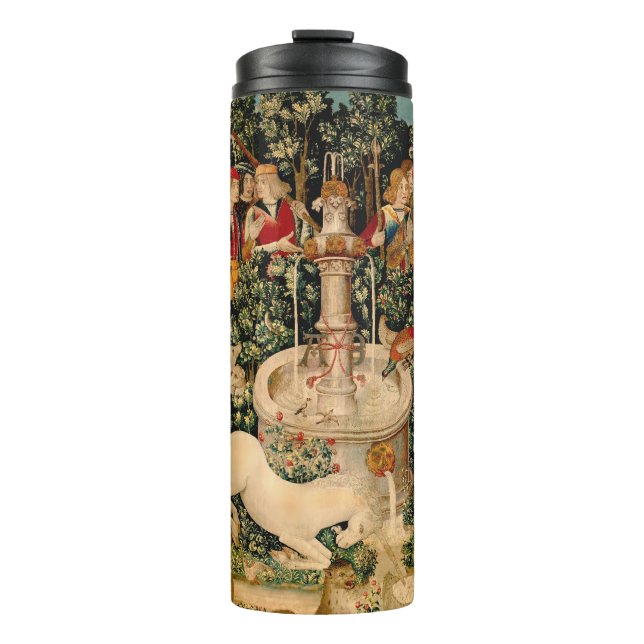 Unicorn Tapestries Found Legend Mythical Thermal Tumbler (Front)