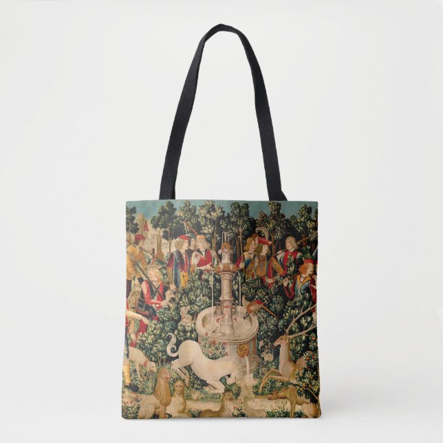 Unicorn Tapestries Found Legend Mythical Tote Bag (Front)