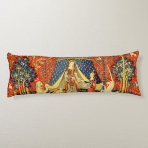 Unicorn Tapestries Lady Legend Medieval Body Pillow