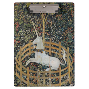 Unicorn Tapestries Medieval Classic Art Clipboard