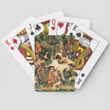 Unicorn Tapestries Medieval Classic Defends Hunt 