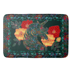 Unicorn Tapestry Bath Mat