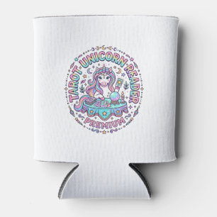 Unicorn Tarot Unicorn Reader Premium Funny Print o Can Cooler