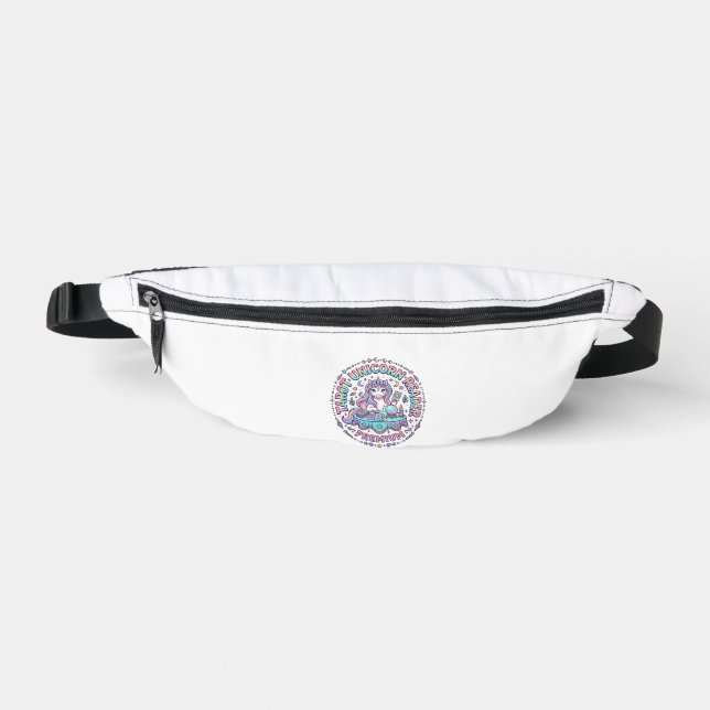 Unicorn Tarot Unicorn Reader Premium Funny Print o Fanny Pack (Front)