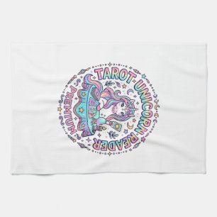 Unicorn Tarot Unicorn Reader Premium Funny Print o Kitchen Towel