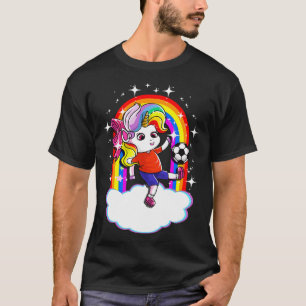 Unicorn Team Player Coach Mom Dad Cute Girly T-Shirt