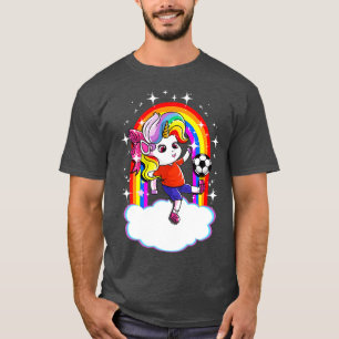 Unicorn Team Player Coach Mom Dad Cute Girly T-Shirt