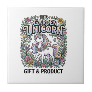 Unicorn The Garden Unicorn Commercial Vector Desig Tile