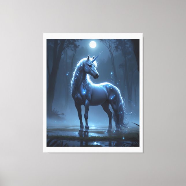 Unicorn Themed Canvas Art (Front)