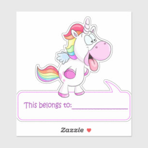 Unicorn This Belongs To - Back To School