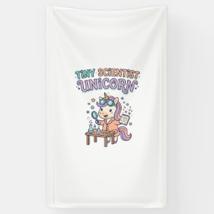 Unicorn Tiny Scientist Unicorn Trendy Product Grap Banner
