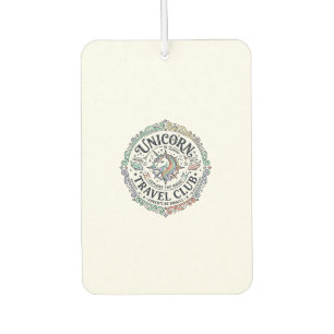 Unicorn Travel Club Original Zazzle Design_1 Air Freshener