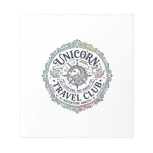 Unicorn Travel Club Original Zazzle Design_1 Notepad