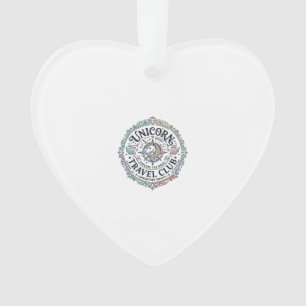 Unicorn Travel Club Original Zazzle Design_1 Ornament