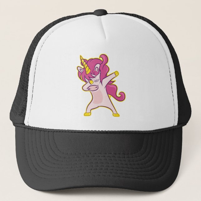 Unicorn ! trucker hat (Front)