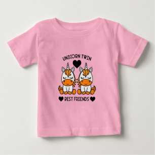 Unicorn Twin Sister Baby T-Shirt