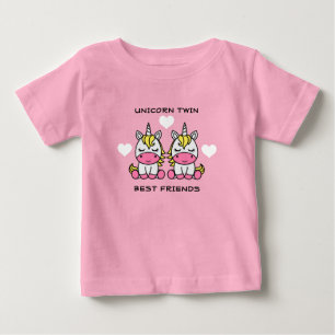 Unicorn Twin Sister Baby T-Shirt