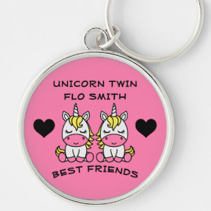 Unicorn Twin Sister Keychain