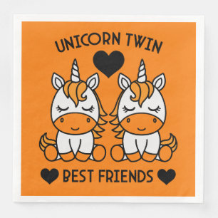 Unicorn Twin Sister Napkin