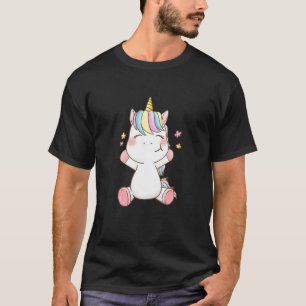 Unicorn Unicorns Colorful Fables Stories Love Anim T-Shirt