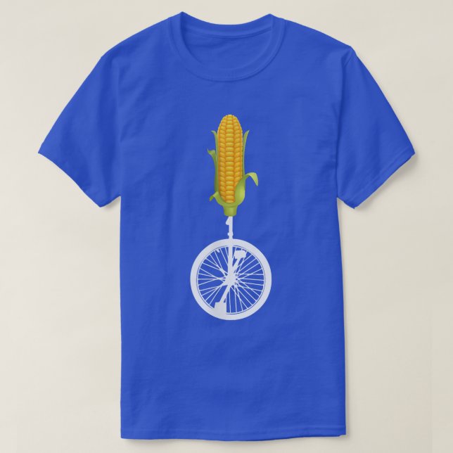 Unicorn Unicycle Art  T-Shirt (Design Front)