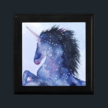 Unicorn Universe - Cosmic Gift Box<br><div class="desc">Unicorn Universe IV by Grace Popp. Features a posing unicorn with a galactic, cosmic-like design.</div>
