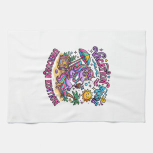 Unicorn Vacation Mode Unicorn Edition Commercial P Kitchen Towel