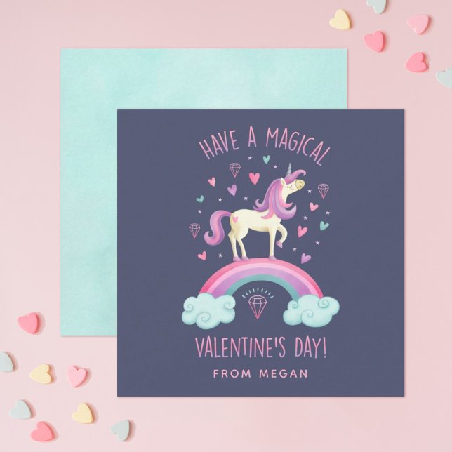 Unicorn Valentines Day Greeting Card (Creator Uploaded)