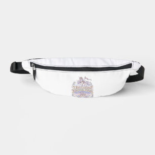 Unicorn Wanderlust Unicorn Gift Idea Vector Design Fanny Pack