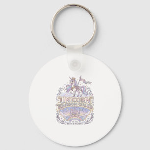 Unicorn Wanderlust Unicorn Gift Idea Vector Design Keychain