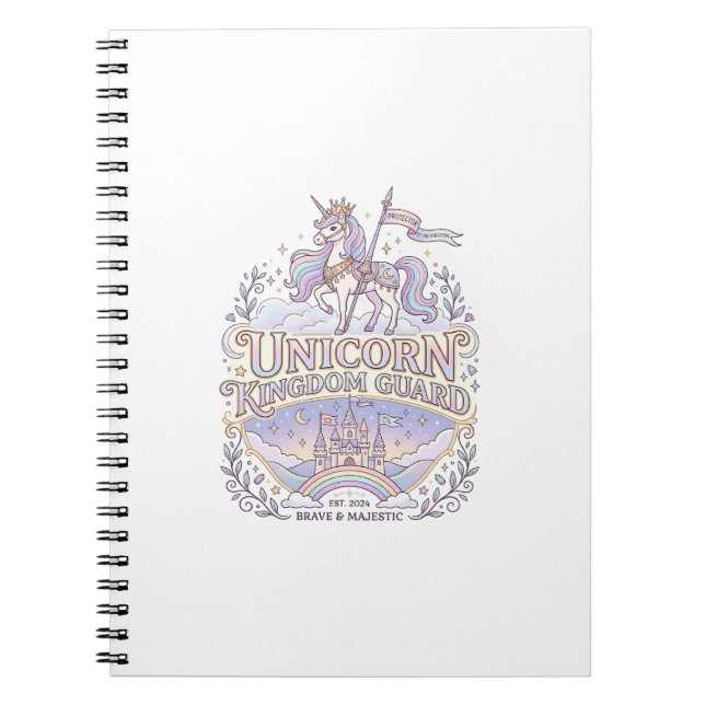 Unicorn Wanderlust Unicorn Gift Idea Vector Design Notebook (Front)