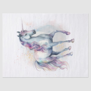 Unicorn Watercolor Decoupage Tissue Paper