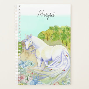 Unicorn Watercolor Planner