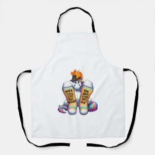 Unicorn Wearing Socks Men Women Kids Boys Girls Th Apron