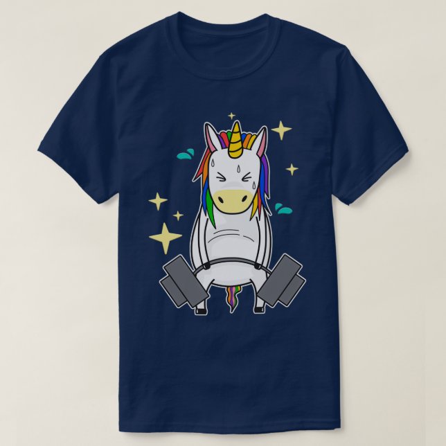 Unicorn Weightlifting Essential T-Shirt (Design Front)