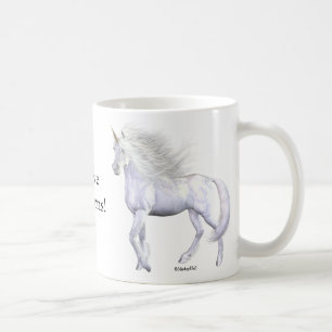 Unicorn White Beauty Coffee Mug