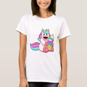 Unicorn with Baby bottle.PNG T-Shirt