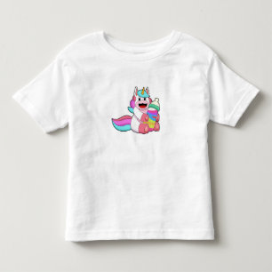Unicorn with Baby bottle.PNG Toddler T-shirt