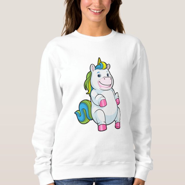 Unicorn with big Belly Sweatshirt (Front)