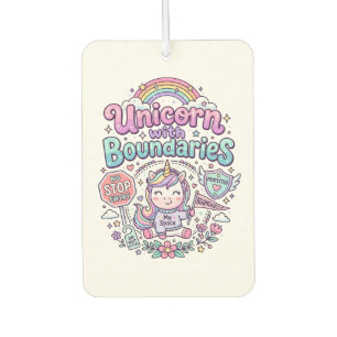 Unicorn with Boundaries Charming Apparel Graphic_1 Air Freshener