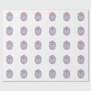 Unicorn with Boundaries Charming Apparel Graphic_1 Wrapping Paper